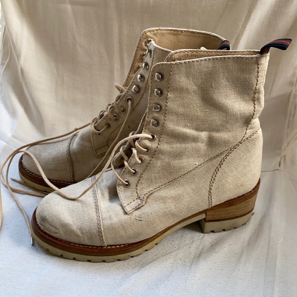 Espace   Vintage Linen Boots - Picture 2 of 16